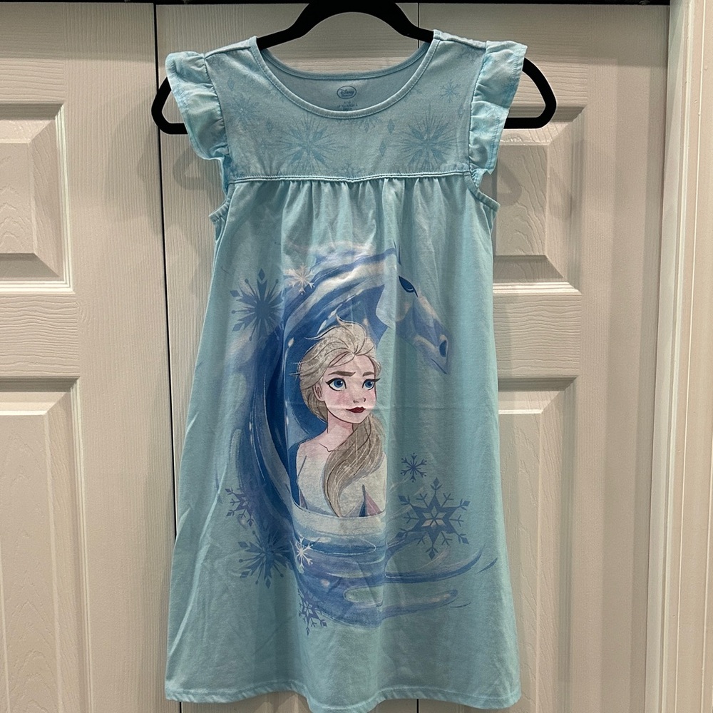 Disney Frozen Elsa Kids Nightgown - Sky Blue